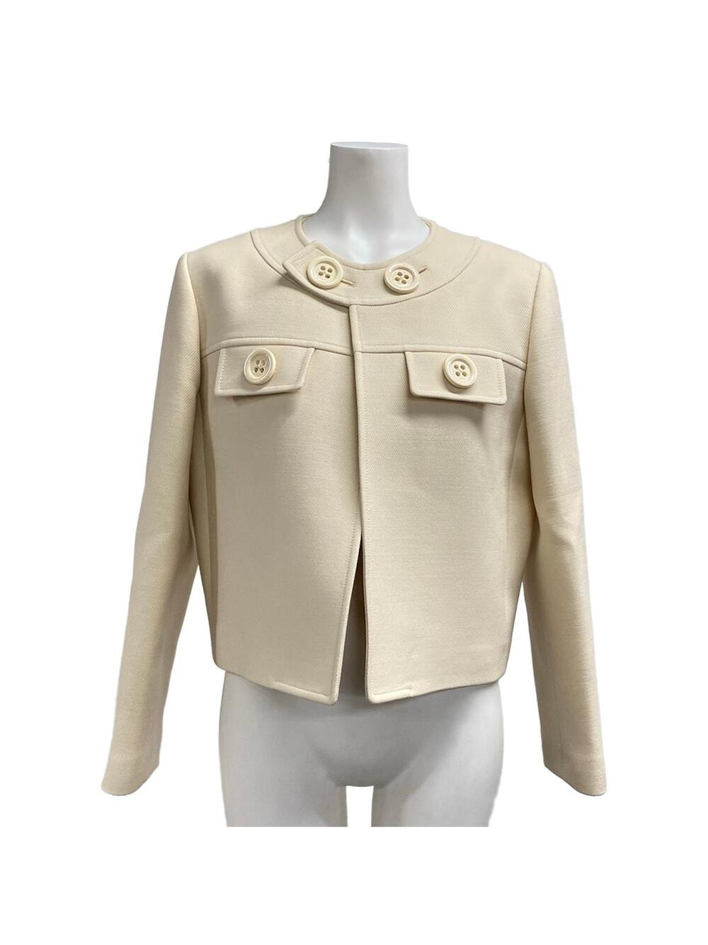 Celine Brompton Jacket Cream [Outer #327919C16B